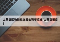 上蔡县区块链概念股公司哪家好[上蔡县项目]